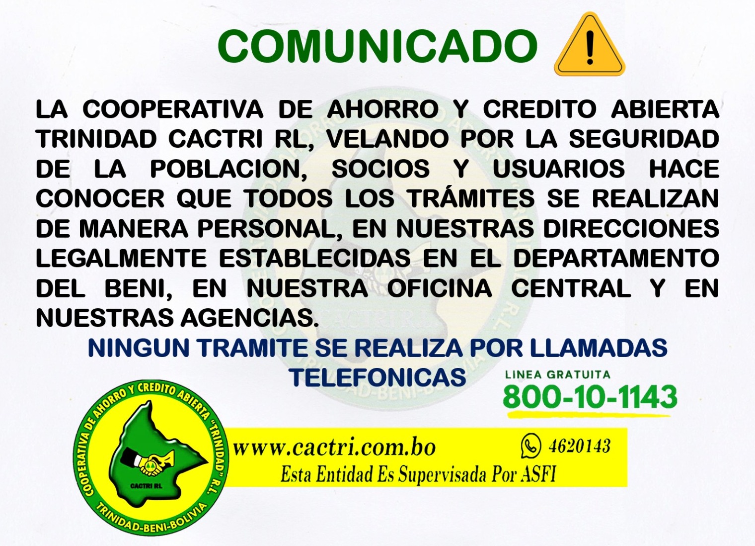 COMUNICADO